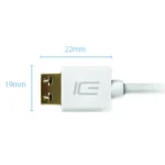 ICE Clear HDMI Series 2 Cable, Locking, High Speed 3D w/Ethernet, UL & FT4 Rated - Image 2