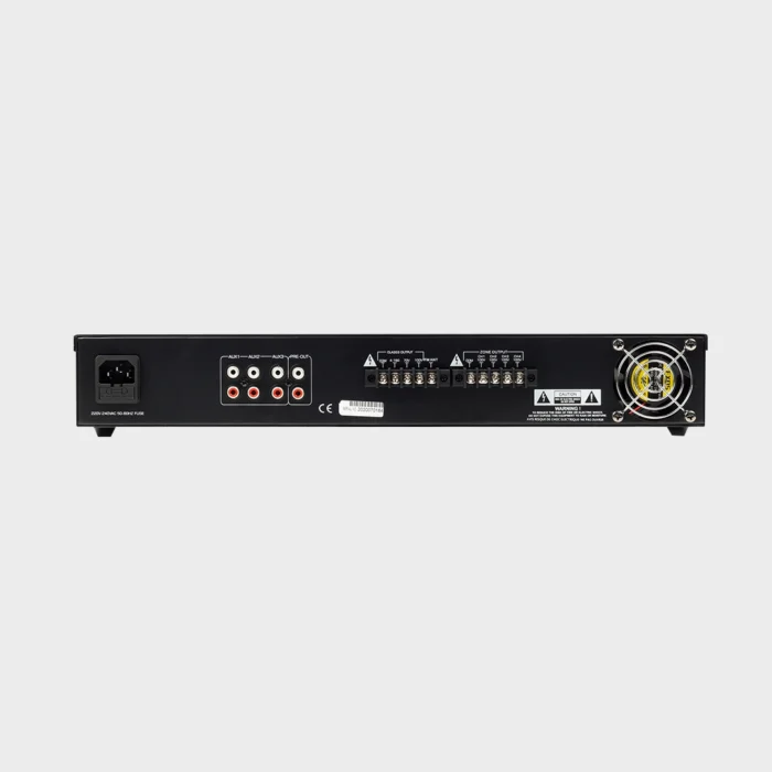 urban classic PA 1204 (ZONE AMP) - 120Watts, Copper transformer. 4 Zone with Volume Control (100V ) , 3 Mic Input, 2 Aux Input , Bluetooth, FM , USB (MP3, WMA playback), Pre Out , 4-16Ohm & 70/100V Speaker Output VOX Feature - Image 2
