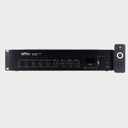 urban classic PA120 - 120Watts, Copper transformer 3 Mic Input, 2 Aux Input , Bluetooth, FM , USB (MP3, WMA playback), Pre Out , 4-16Ohm & 70/100V Speaker Output  VOX Feature