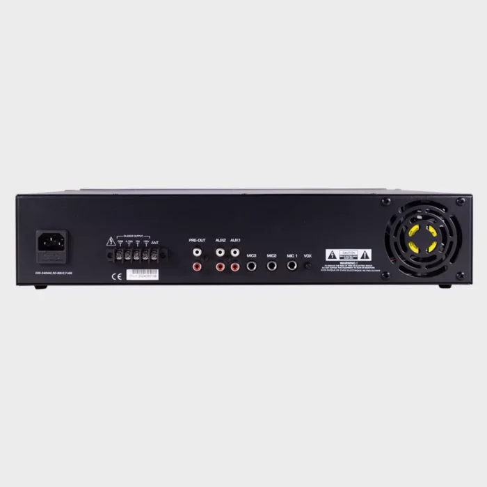 urban classic PA120 - 120Watts, Copper transformer 3 Mic Input, 2 Aux Input , Bluetooth, FM , USB (MP3, WMA playback), Pre Out , 4-16Ohm & 70/100V Speaker Output  VOX Feature - Image 2