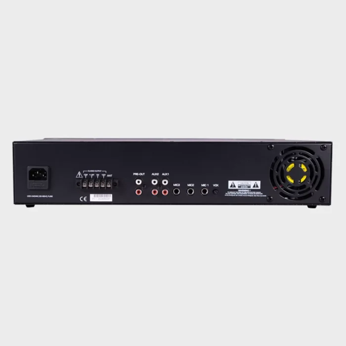 urban classic PA250 - 250 Watts, Copper transformer. 3 Mic Input, 2 Aux Input. Bluetooth, FM , USB (MP3, WMA playback), Pre Out Option, 4-16Ohm & 70/100V Output. VOX - Image 3