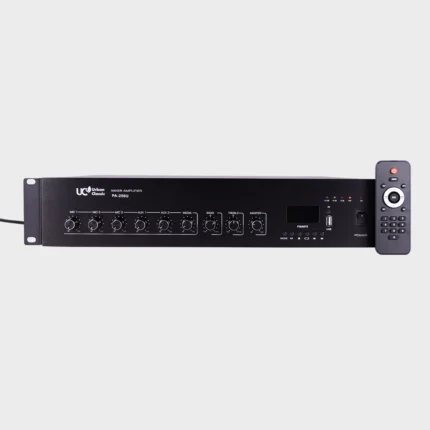 urban classic PA250 - 250 Watts, Copper transformer. 3 Mic Input, 2 Aux Input. Bluetooth, FM , USB (MP3, WMA playback), Pre Out Option, 4-16Ohm & 70/100V Output. VOX