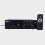 urban classic PA60 - 60Watts, Copper transformer 1 Mic Input, 2 Aux Input , Bluetooth, FM , USB (MP3, WMA playback), Pre Out , 4-16Ohm & 70/100V Speaker Output.
