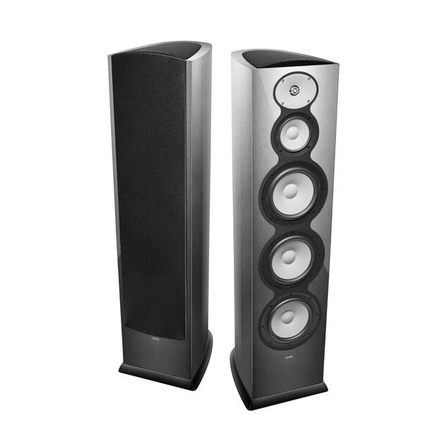 Revel_PerformaBe_F328Be_Pair_silver_Web Revel PerformaBe F328Be 3-Way Triple 8" Floorstanding Loudspeaker (Pair) - Image 1