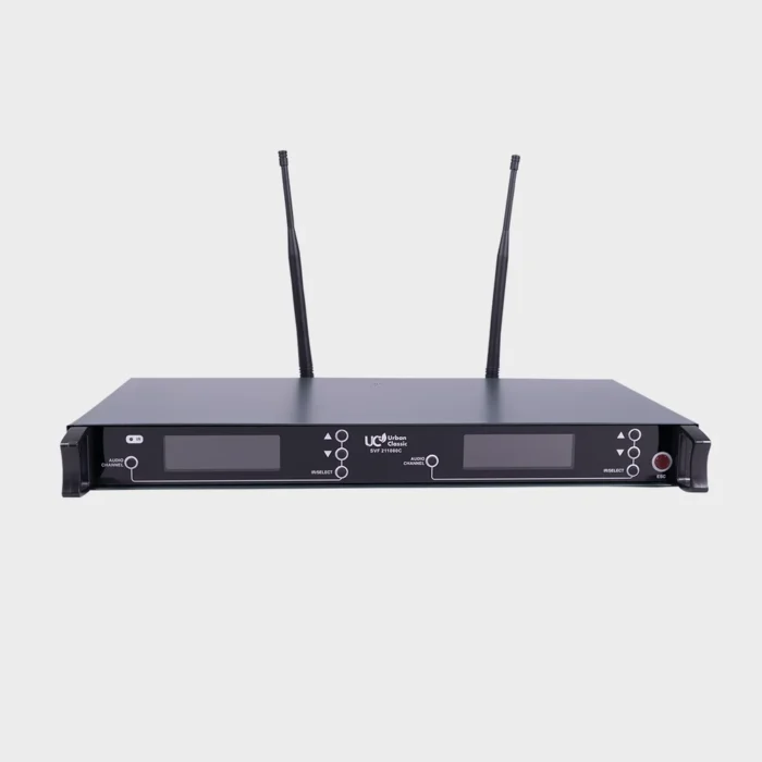 Urban Classic SVF 211080 - Dual Handheld  upto 90 mtsCoverage , UHF, Variable frequency, HISS  Noise Cancelation 100+100 PreSet Channels - Image 4