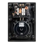 OSD Black T63 - 150W, 6.5"- Inwall Trimless Speaker with Carbon Fibre & 1" Aluminium Tweeter (Pair) - Image 4