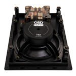 OSD Black 8" In-Wall Speaker Pair 170W, 1" Aluminum Dome Tweeter, 12dB Contour Switch, T83 - Image 3