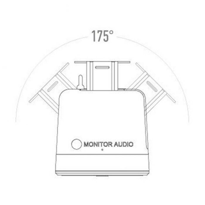 Monitor Audio Climate 50 Outdoor Satellite On-wall Speaker - Black (each) - Image 6