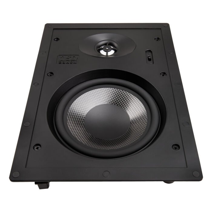 OSD Black T63 - 150W, 6.5"- Inwall Trimless Speaker with Carbon Fibre & 1" Aluminium Tweeter (Pair) - Image 2