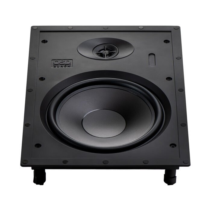 OSD Black T81 8" In-Wall Speakers w/ 1/2" Silk Dome Tweeter w/6dB Crossover (Pair) - Image 4