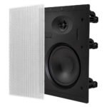 OSD Black T61 - 6.5" Inwall Trimless Speaker with Soft Dome Tweeter (Pair)
