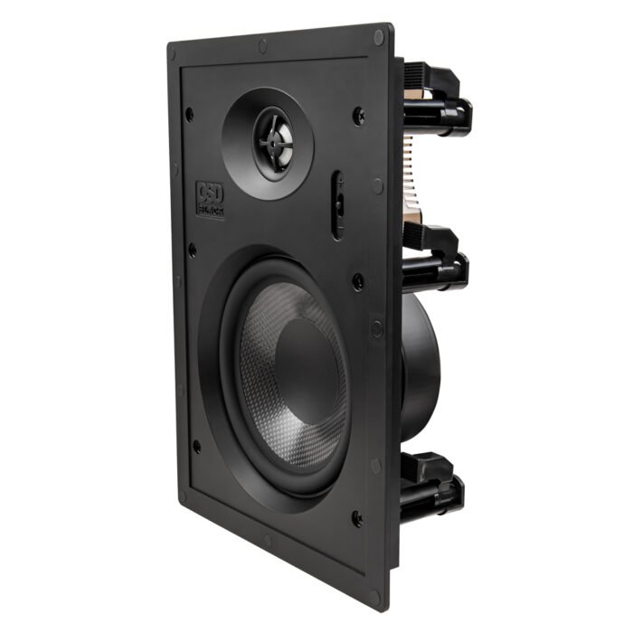 OSD Black T63 - 150W, 6.5"- Inwall Trimless Speaker with Carbon Fibre & 1" Aluminium Tweeter (Pair) - Image 5