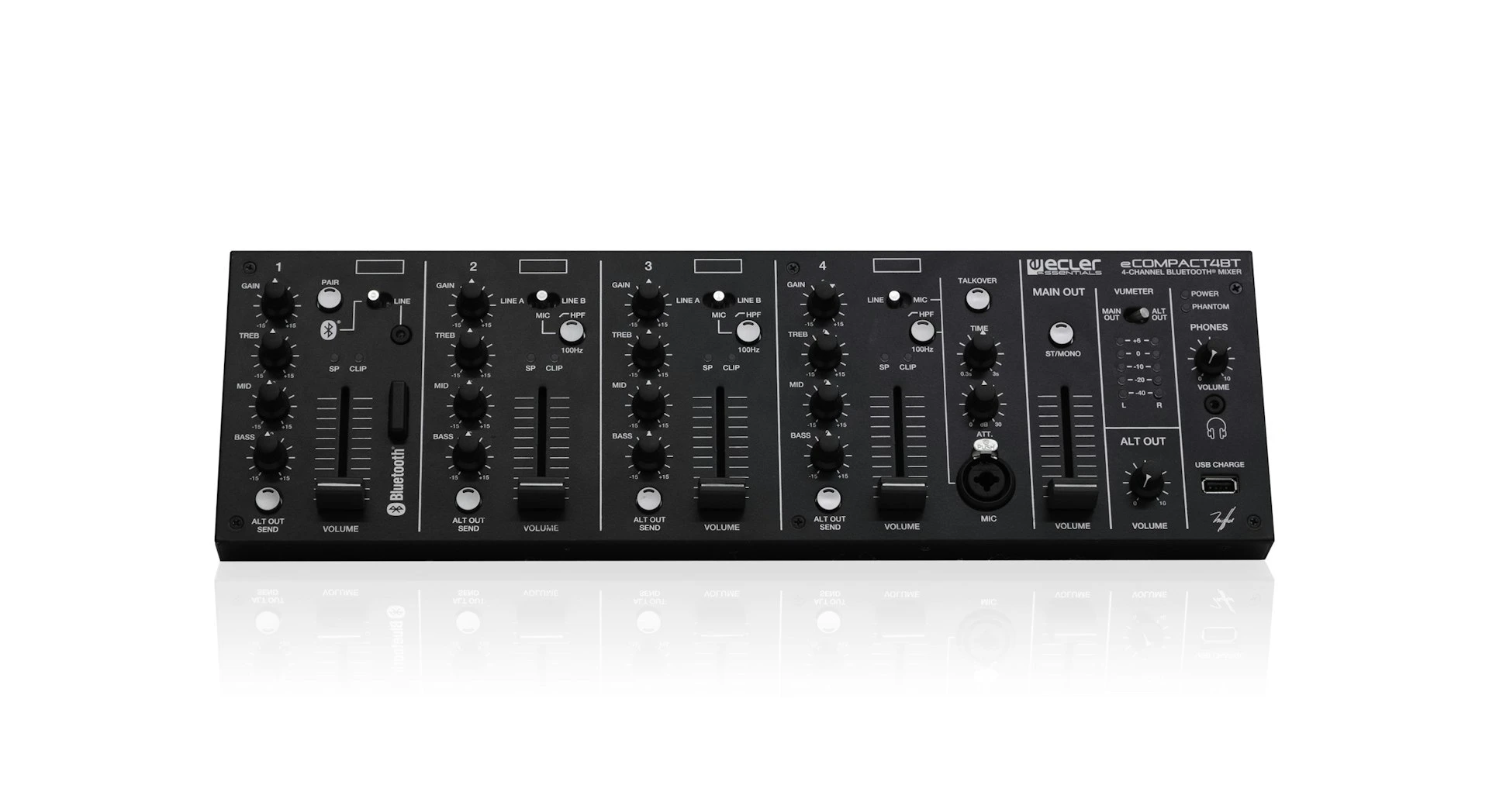 1663887629-ecler_essentials_ecompact4bt_mixer_front ECLER eCOMPACT4BT - Image 1