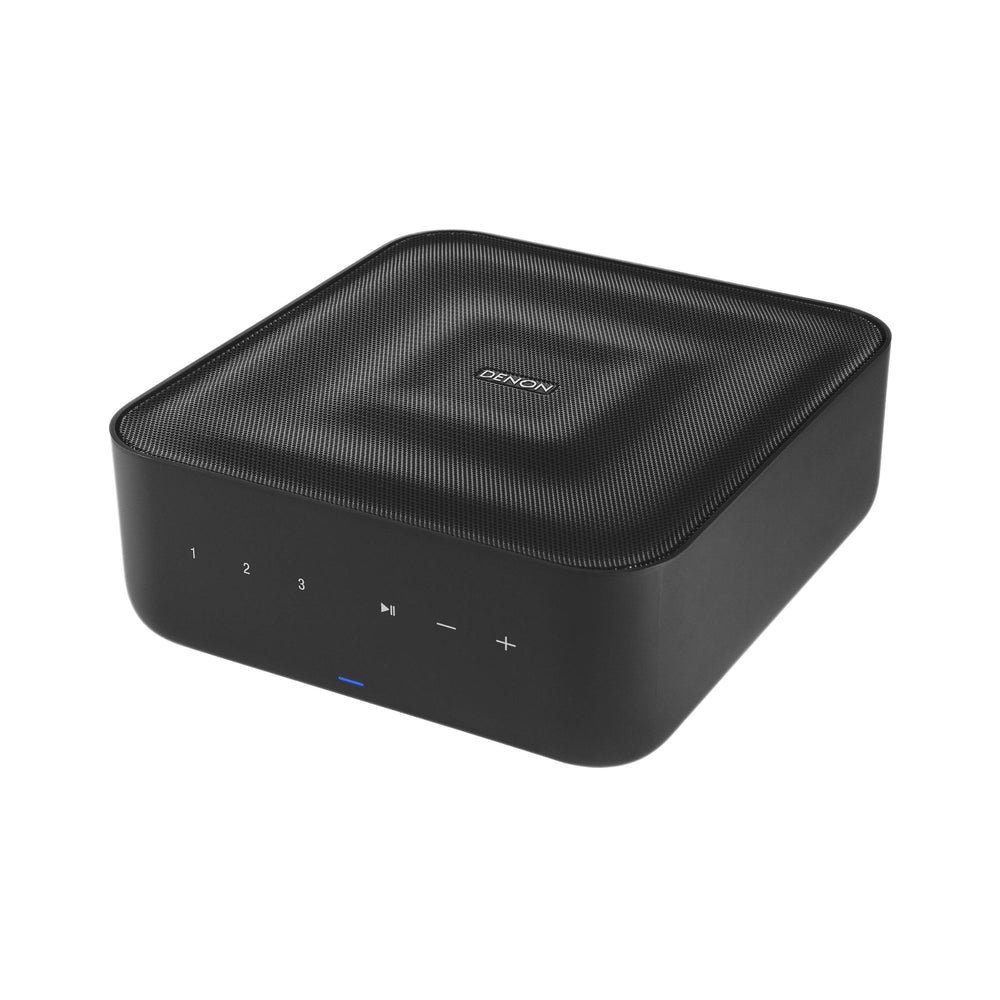 1.AVStore-Denon-Home-Amp-Front-Top-Right-Angled-View Denon Home Amp - 2 Channel 100W Compact Wireless Streaming Amplifier With Heos Built In - Image 1