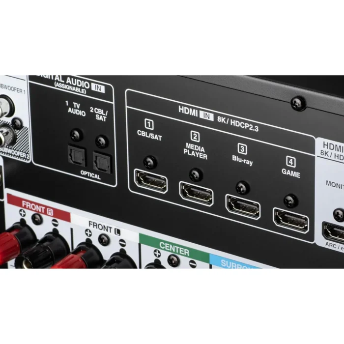 Denon AVR-X580BT - 5.2 Channel 8K AV Receiver - Image 3
