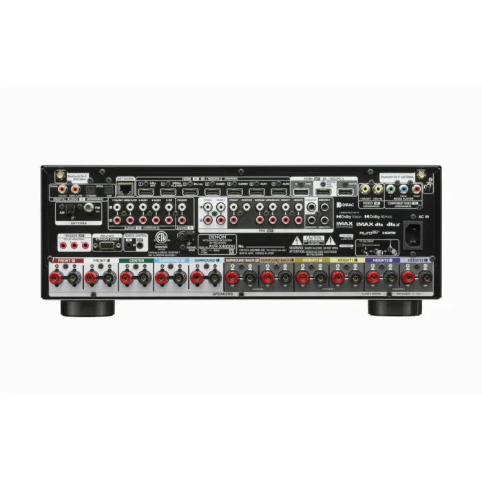 Denon AVC-X4800H - 9.4 Channel Dolby Atmos 8K & 3D Audio Experience AV Receiver - Image 7