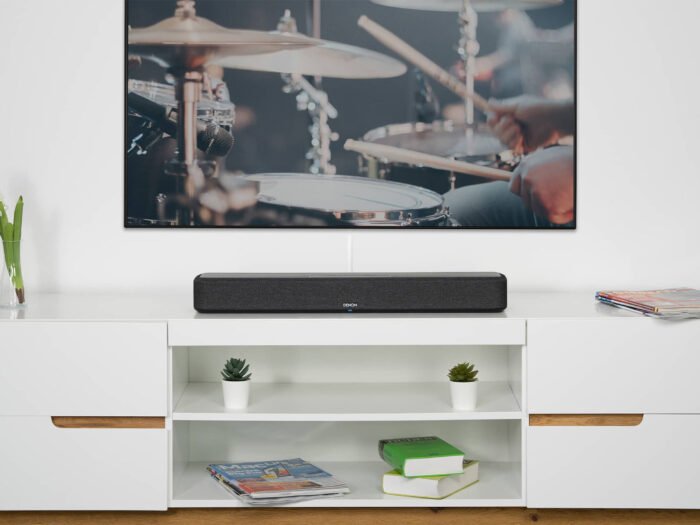 Denon Home SB- 550E2 - Wireless soundbar ,Dolby Atoms & DTS:X 3D Audio, HEOS Built-in, AirPlay 2, and Bluetooth, Alexa Compatible, Compact Design - Image 4