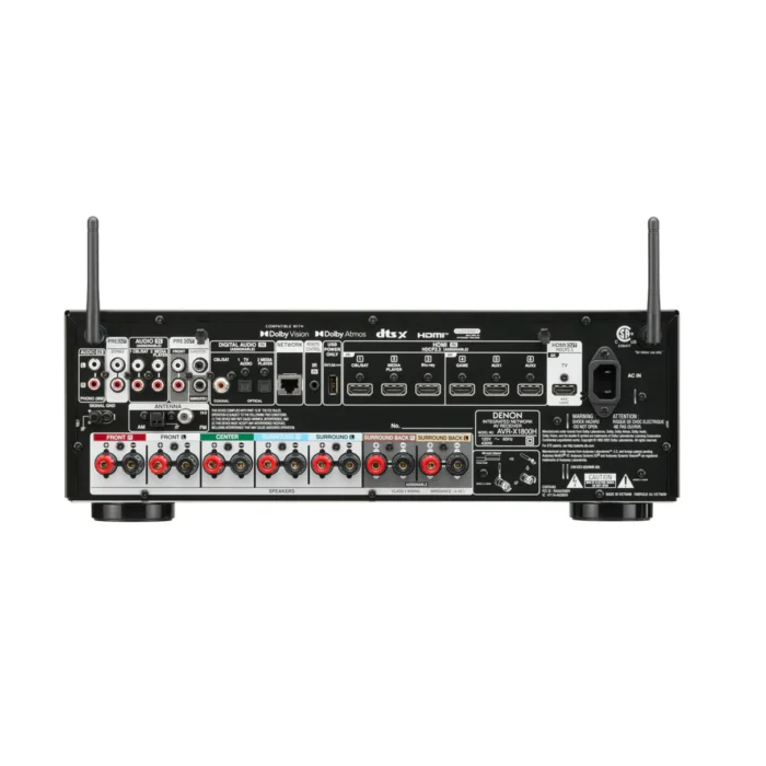 Denon AVRX - 1800H - 7.2 Channel 8K AV receiver with Dolby Atmos - Image 5