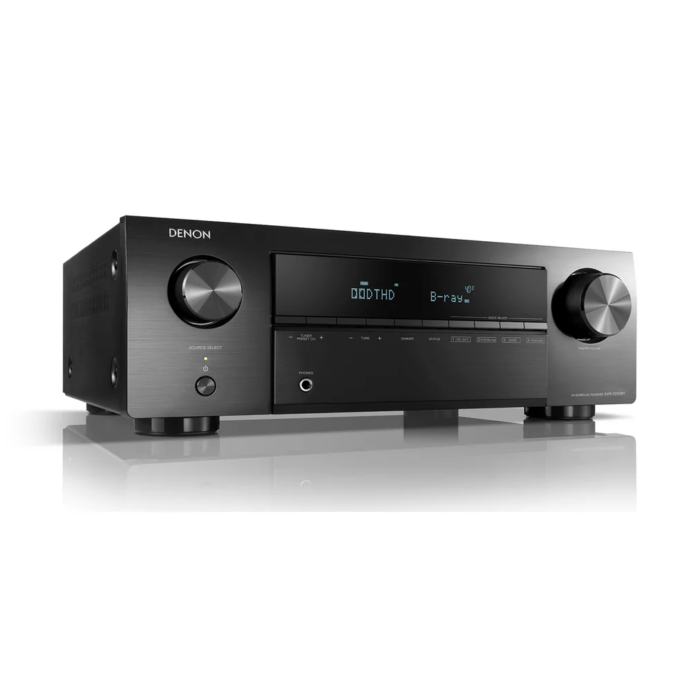 white_2_aa476cac-73da-45c9-b4ef-e24446046027 Denon AVR-X250BT - 5.1 Channel AV Receiver - Image 1